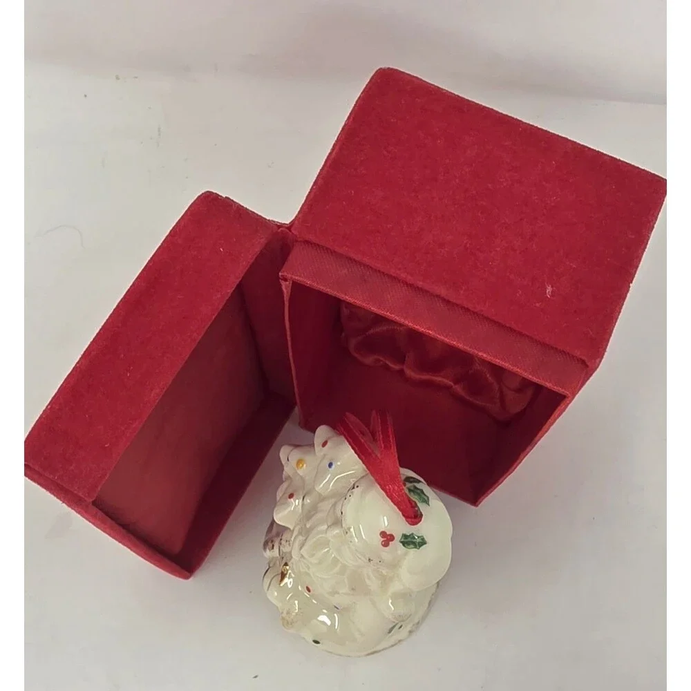 Santa Claus Formalities Baum Bros Holly Collection Porcelain Figurine Ornament
